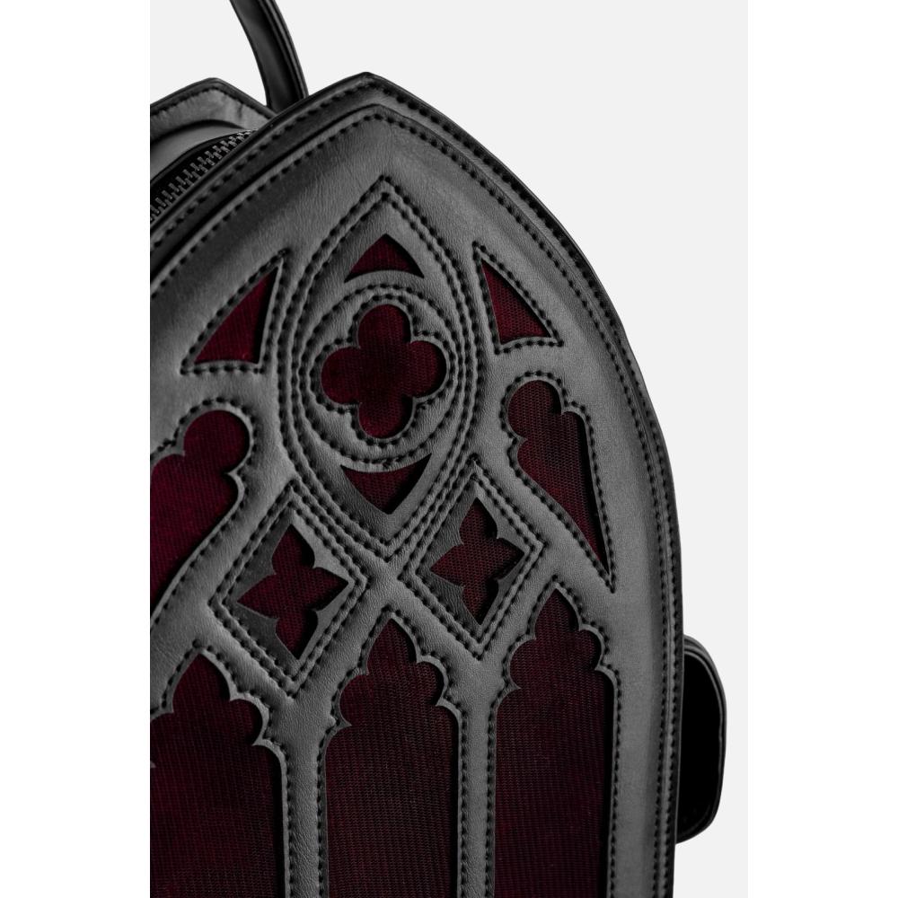 Restyle - Rubrum Lux Rucksack - Schwarz/Dunkelrot